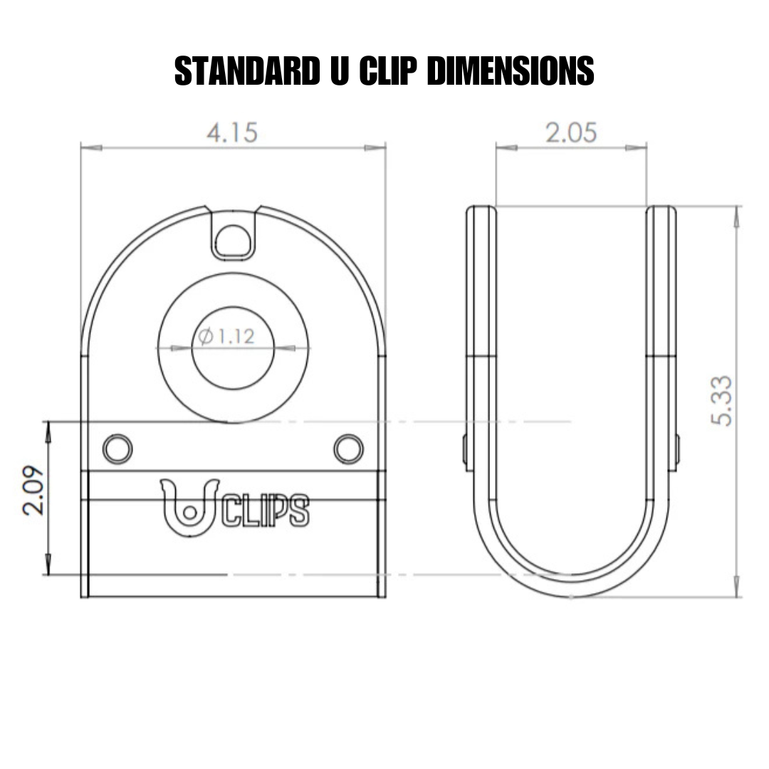 Clips en forma de U